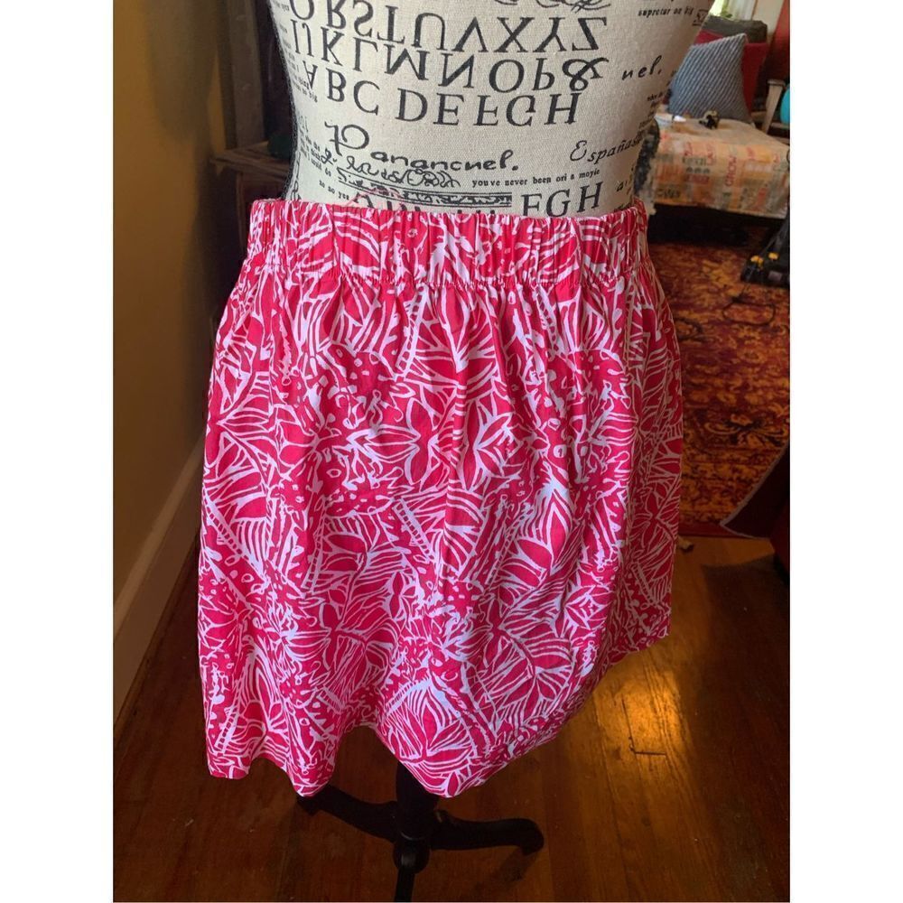 Lilly Pulitzer Red & White skirt